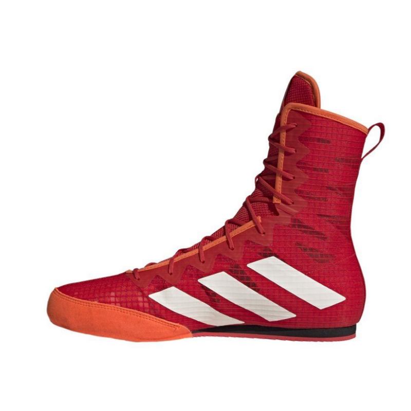 Chaussure ADIDAS BOX HOG 4 ROUGE BLANCHE boxing shop
